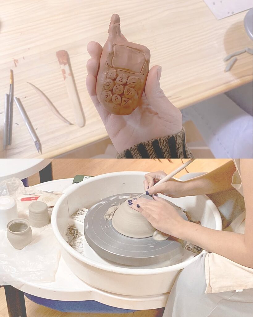 los procesos de las manos trabajando el barro antes del color y del calor ❉ ❉❉❉#ceramica #cerami (1)